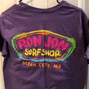 Purple Ron Jon surf shop shirt